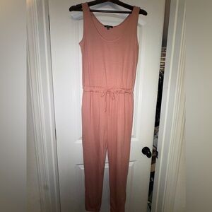 Ambiance Dusty Pink Sleeveless Jumpsuit
